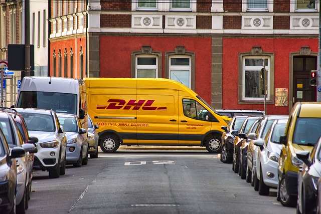 un camion dhl